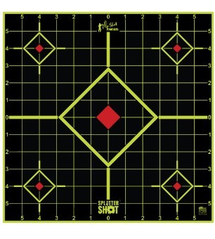 PROSHOT SPLATTER SHOT 12IN GREEN SIGHT-IN TARGET - 5 QTY. PACK 12SI-GREEN-5PK - Taurus Savings